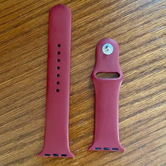 Apple Accessories - Cranberry red Apple Watch band